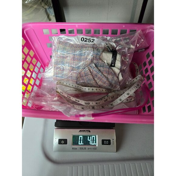 NWT Zara Womens Tweed Bustier Crop Top Size XLarge Summer Festival Metallic - Picture 9 of 9